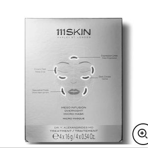 111Skin Meso Infusion Overnight Masks. (4 masks)